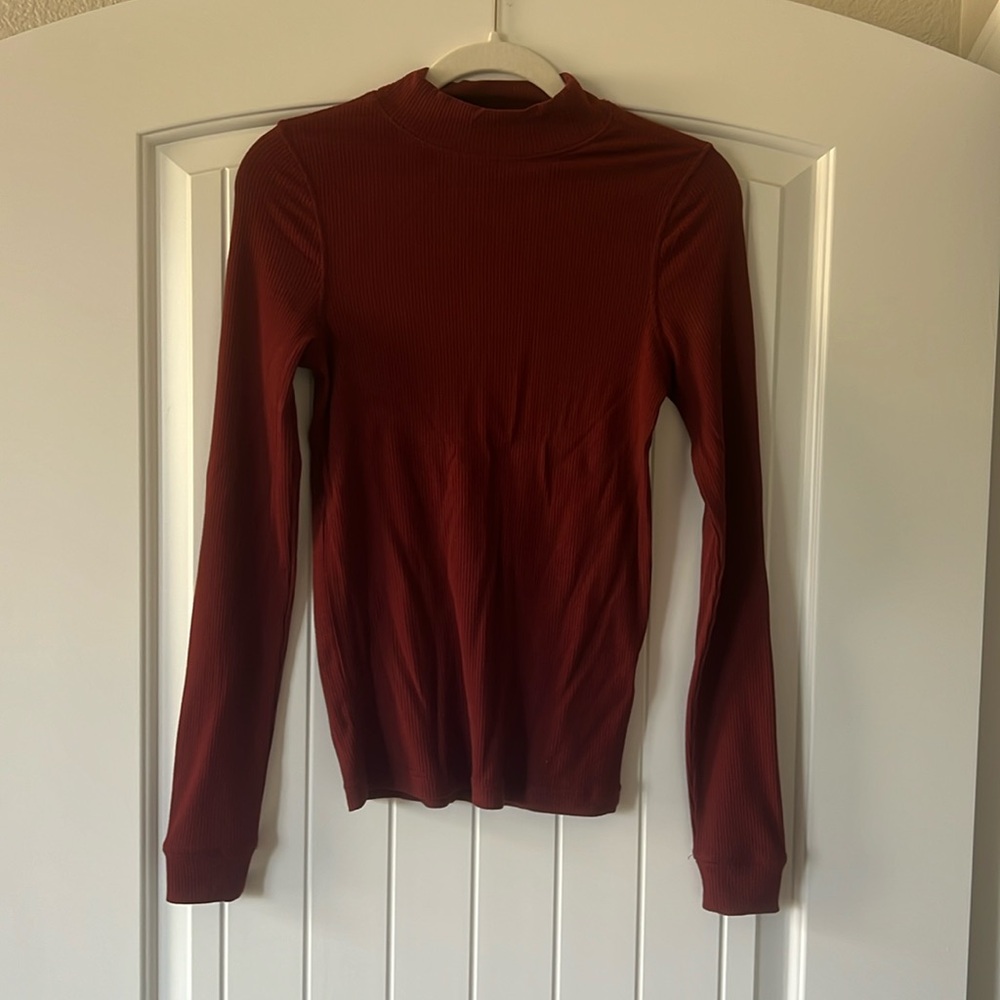 Prana Red Turtle Neck